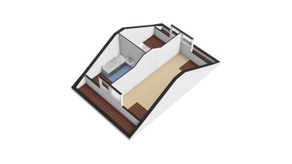 Floorplan - Putsebocht 59B, 3073 HD Rotterdam